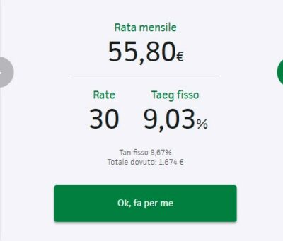 simulazione prestito findomestic 1500 euro